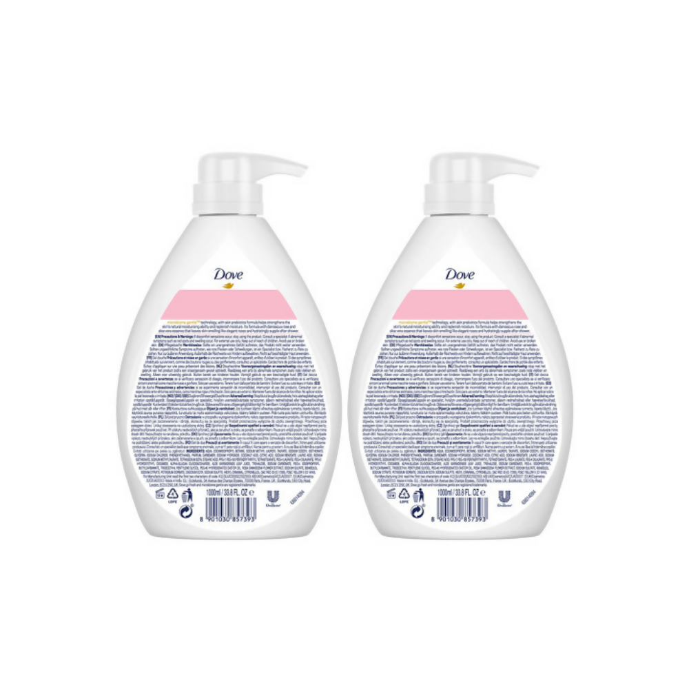 Dove Body Wash- Soothing Rose & Aloe Vera Body - Distacart