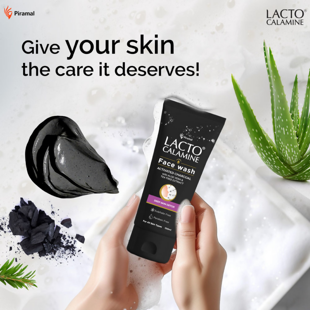 Lacto Calamine Activated Charcoal Face Wash