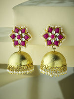 Thumbnail for Nuyug 22k Gold-Plated Jhumkas