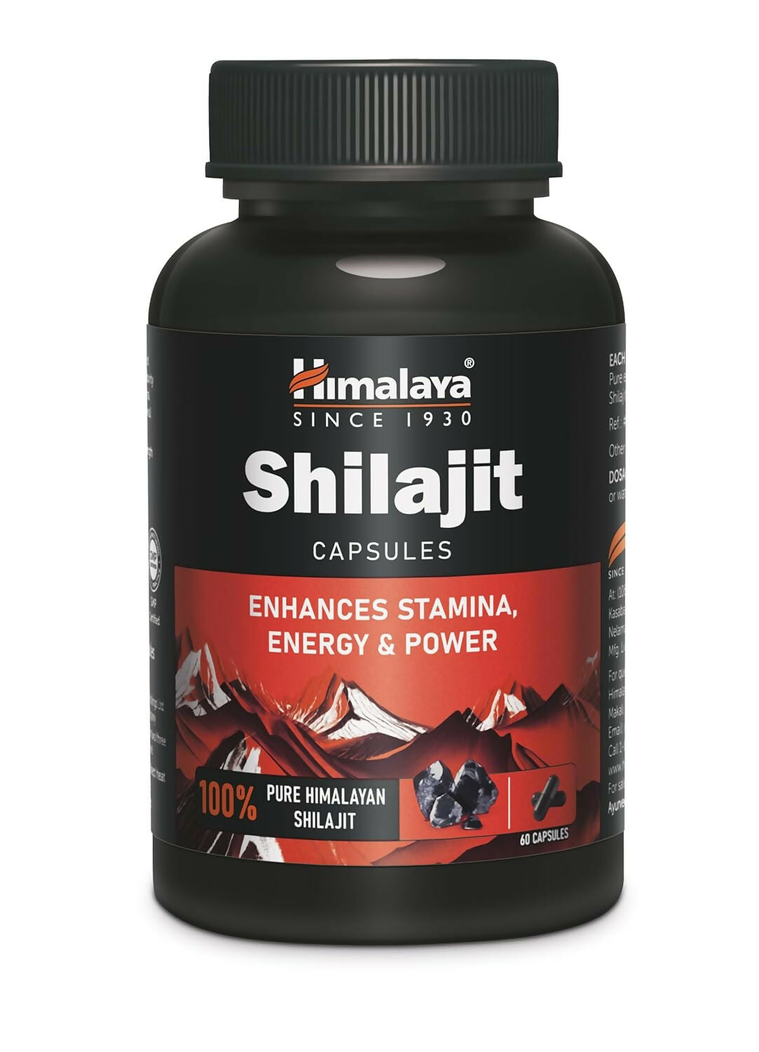 Himalaya Herbals SJ Capsules For Supports Healthy Testosterone Levels - Distacart
