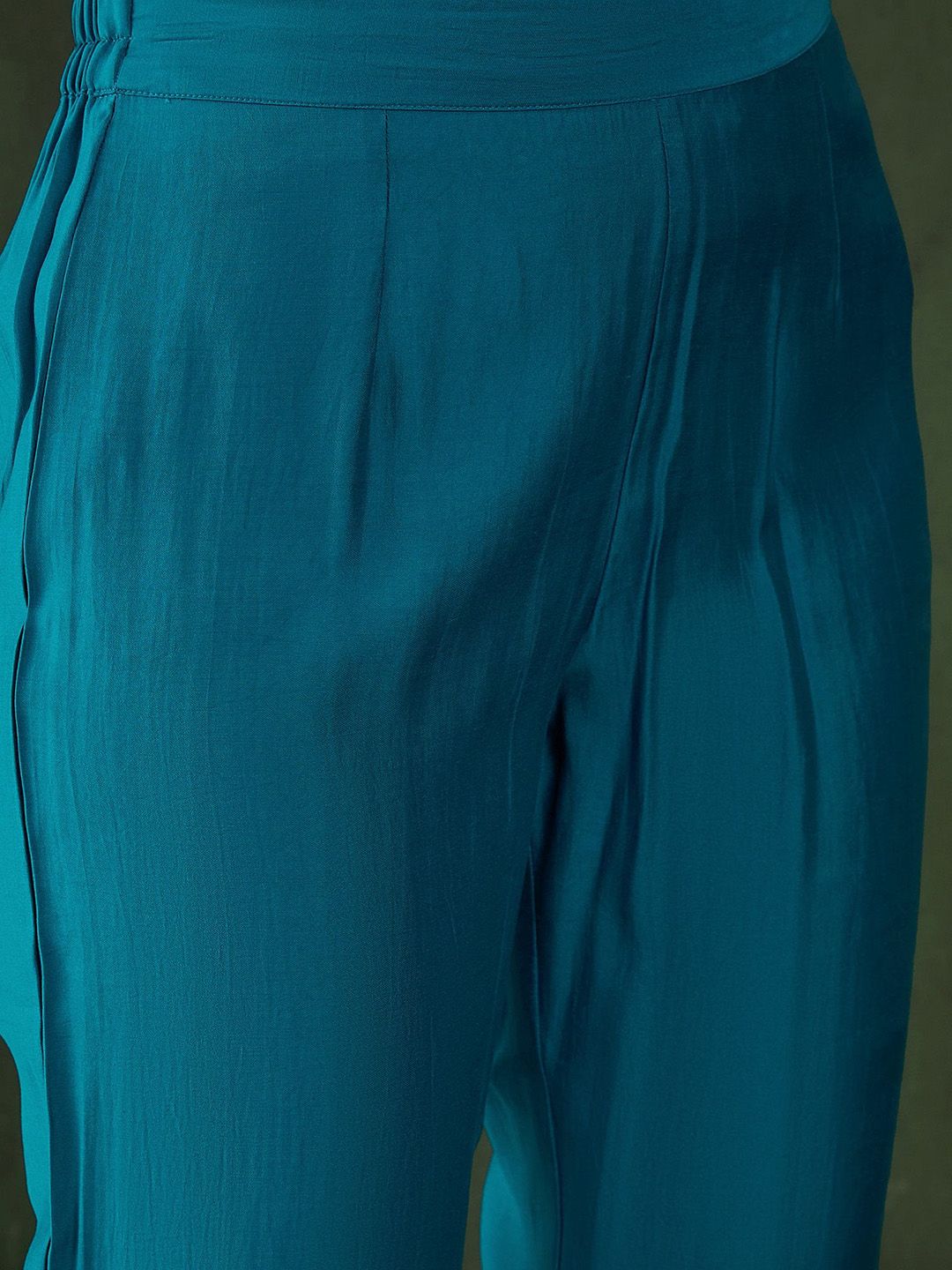 Sangria Embroidered Kurta & Trouser With Dupatta