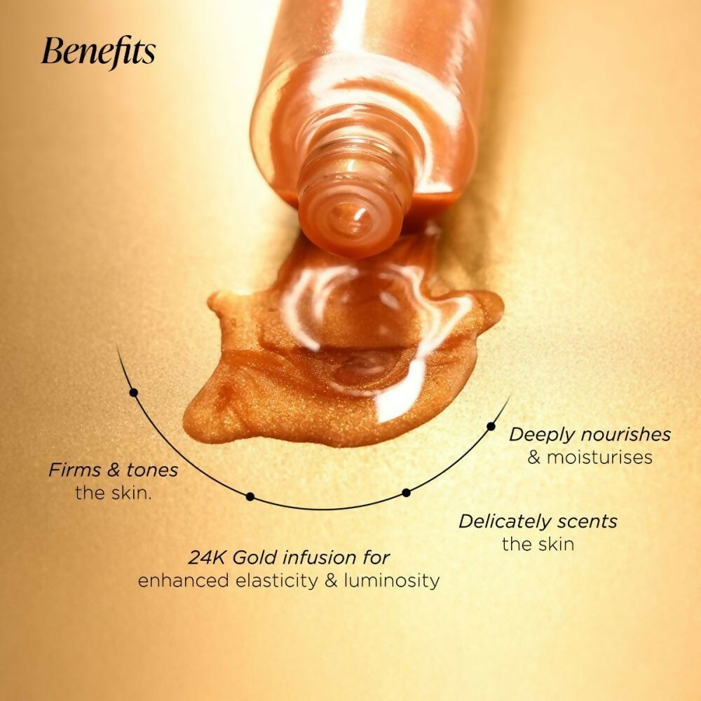 Forest Essentials Soundarya Luminous Beauty Body Oil with 24 Karat Gold Shimmer