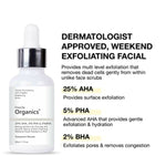 Thumbnail for Dravida Organics AHA 25% + BHA 2% + PHA 5% Peeling Solution for Face - Dista