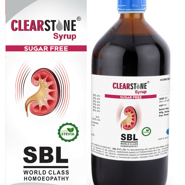 SBL Homeopathy Clearstone Syrup (Sugar Free) - Distacart