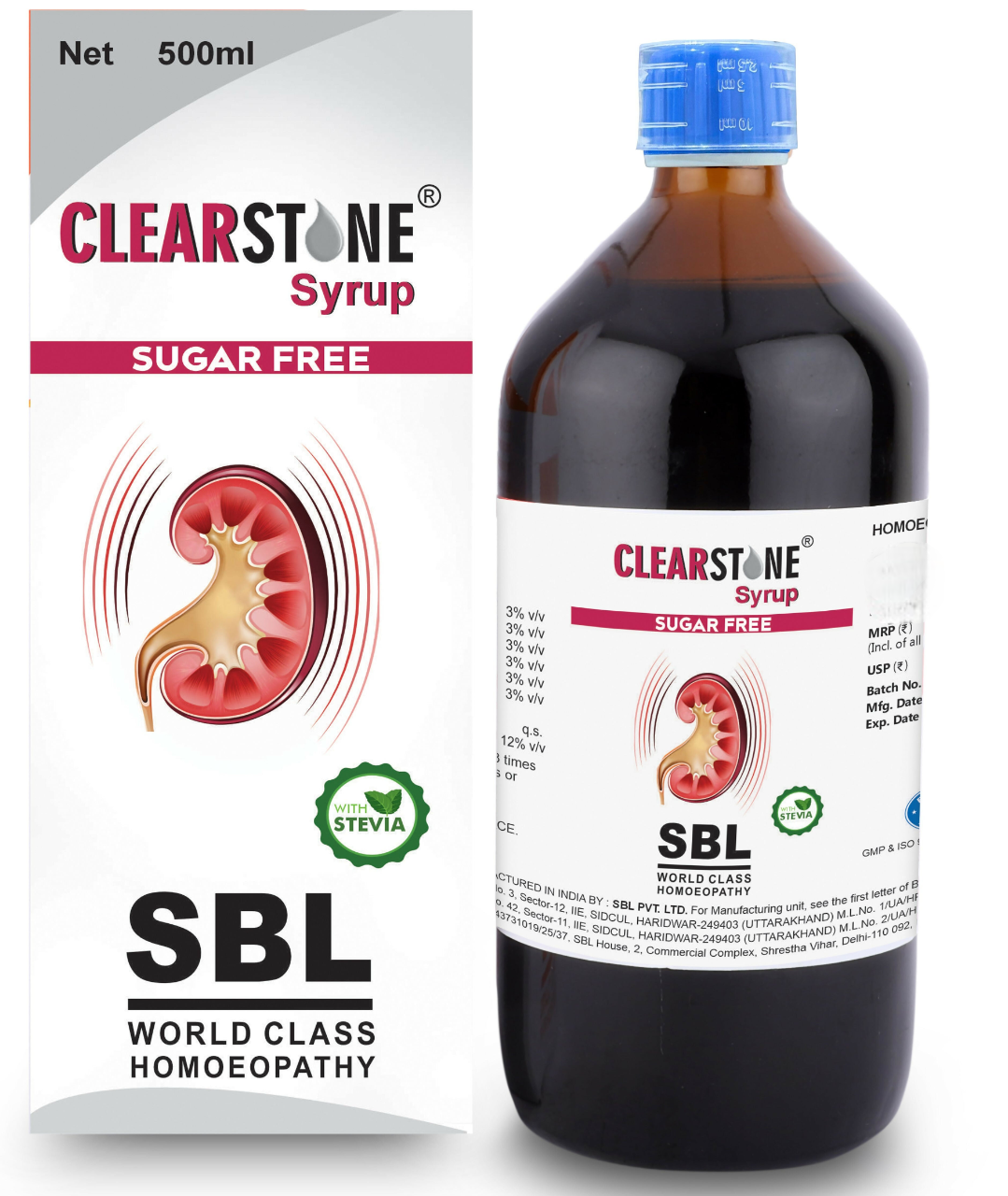 SBL Homeopathy Clearstone Syrup (Sugar Free) - Distacart