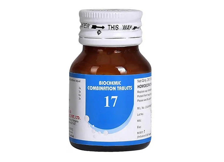 Bakson's Homeopathy Biochemic Combination 17 Tablets - Distacart