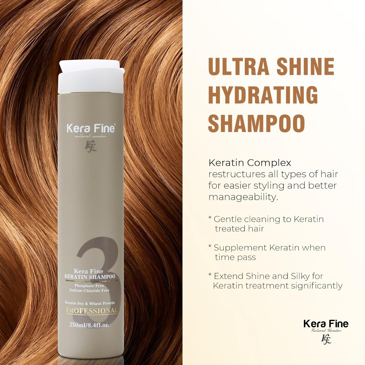 Kera Fine KF Keratin Shampoo - Distacart