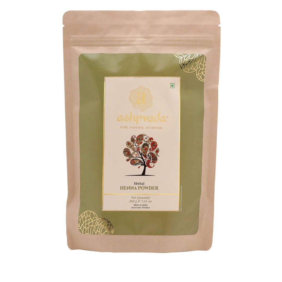 Ashpveda Herbal Henna Powder - Distacart