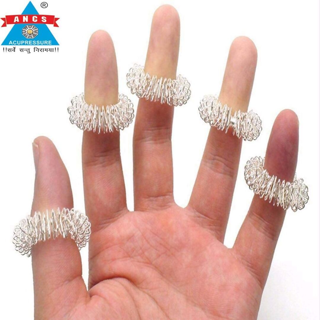 ANCS Sujok Acupressure Finger Massage Ring Kit - Distacart