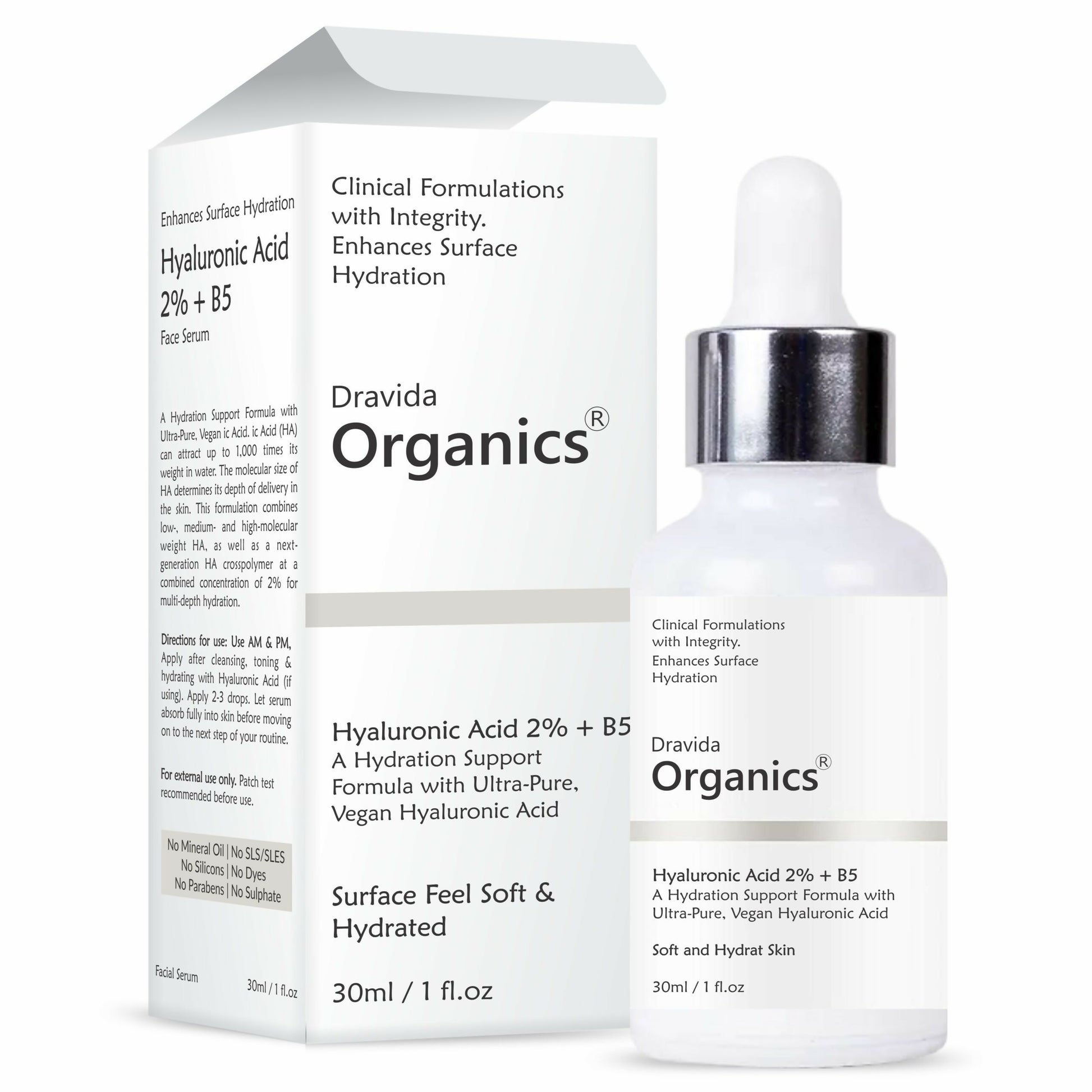 Dravida Organics Hyaluronic Acid Serum - Dista