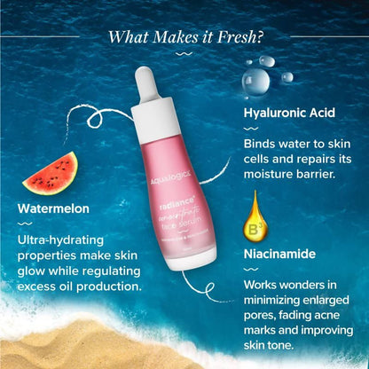 Aqualogica Radiance+ Concentrate Face Serum - Distacart