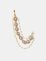 Thumbnail for Ruby Raang Gold Plated Ear Chain - Distacart