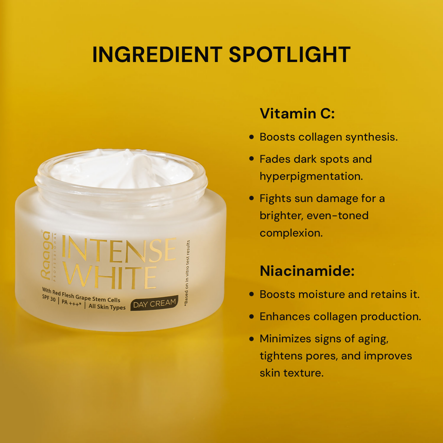 Raaga Professional Intense White Day Cream SPF 30 - Distacart