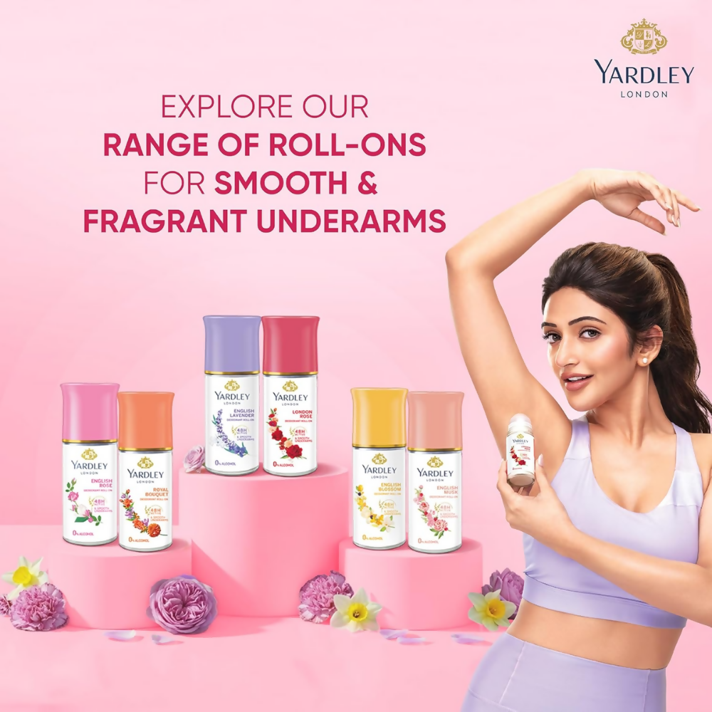 Yardley London Rose Underarm Deodorant Roll On - Dista