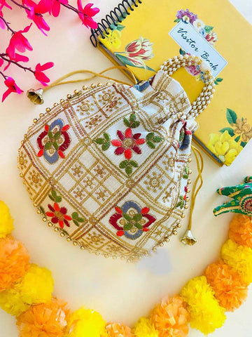Joban Fashion Potli Bags - Multicolor - Dista