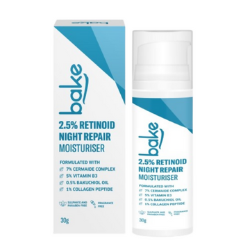 Bake 2.5% Retinoid Night Cream Bakuchiol Oil - Distacart