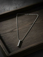 Thumbnail for NVR Men's Silver Plated Chain With Pendant - Distacart