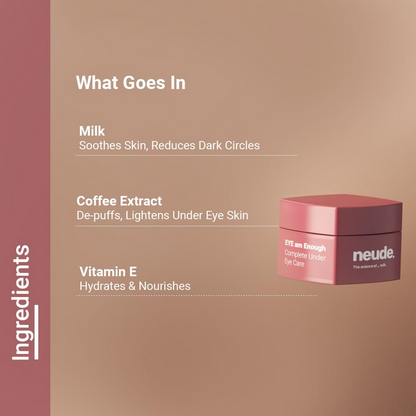 Neude Eye Am Enough Under Eye Cream - Distacart