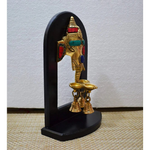 Thumbnail for CraftVatika Handwork Ganesha Wall Hanging With Oil Lamp