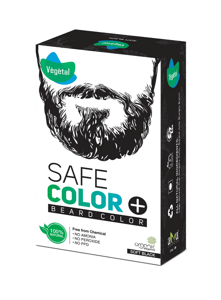 Vegetal Safe Color For Beard - Soft Black - Distacart