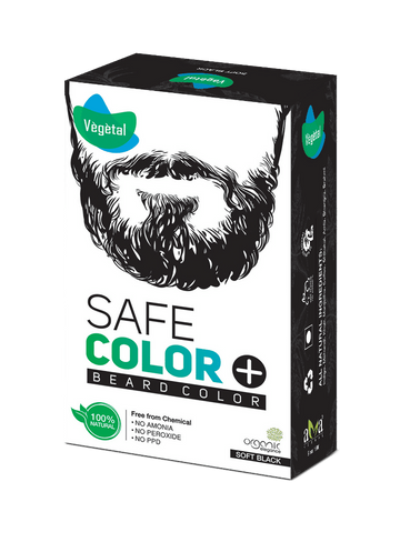 Vegetal Safe Color For Beard - Soft Black - Distacart