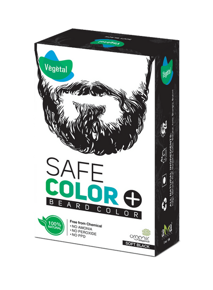 Vegetal Safe Color For Beard - Soft Black - Distacart