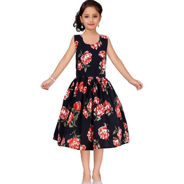 Asmaani Kids Party Wear Stylish Dresses, Perfect for Parties, Functions & Vacations - Black - Distacart