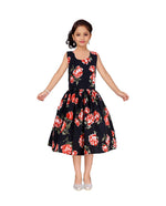 Thumbnail for Asmaani Kids Party Wear Stylish Dresses, Perfect for Parties, Functions & Vacations - Black