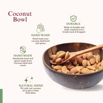 Thumbnail for Thenga Artisan Coconut Bowl with Spoon - Dista