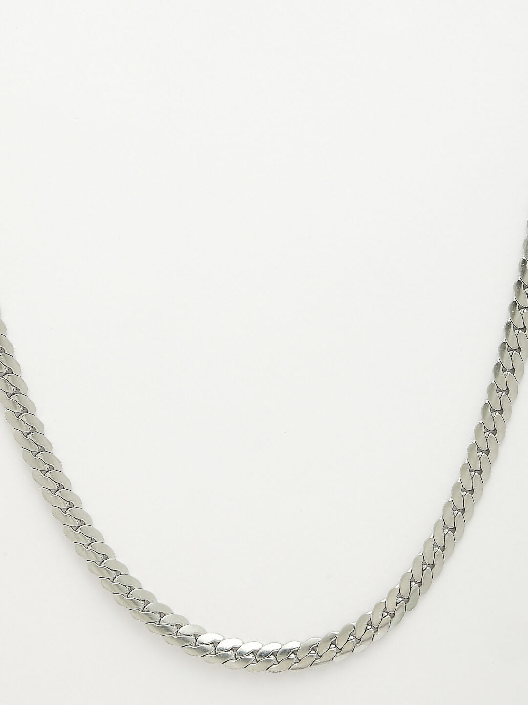 NVR Men's Silver-Plated Stainless Steel Chain - Distacart
