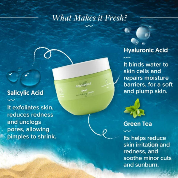 Aqualogica Clear+ Nourishing Cream - Distacart