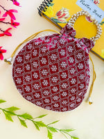 Thumbnail for Joban Fashion Potli Bags - Maroon