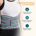 Thumbnail for Orth-rem Back Support Brace For Men & Women Lower Back Pain Relief Belt