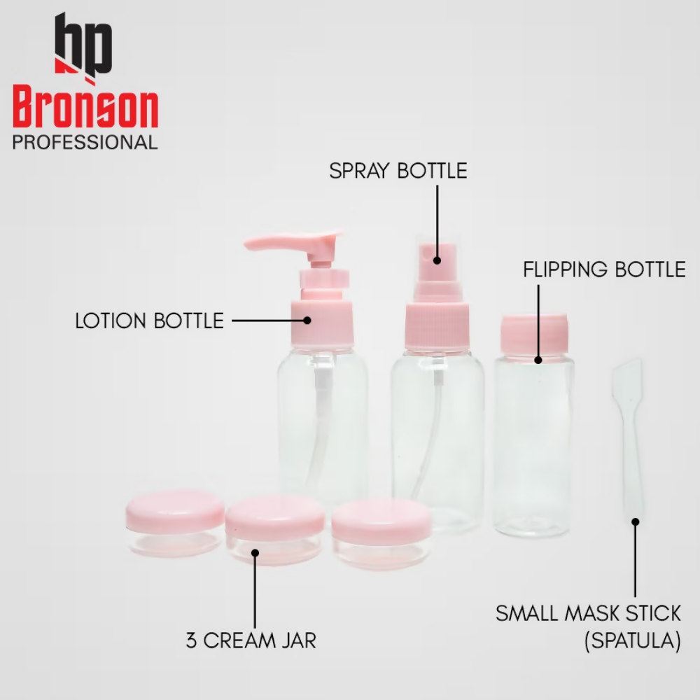 Bronson Professional 6Pc Travel Bottles And Travel Essentials - Dista