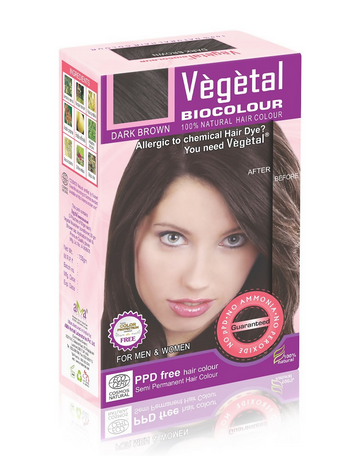 Vegetal Bio Colour Dark Brown Free In Pack Color Protection Shampoo - Distacart