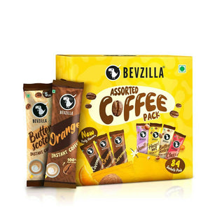 Bevzilla 84 Sachets Assorted Coffee Powder Box
