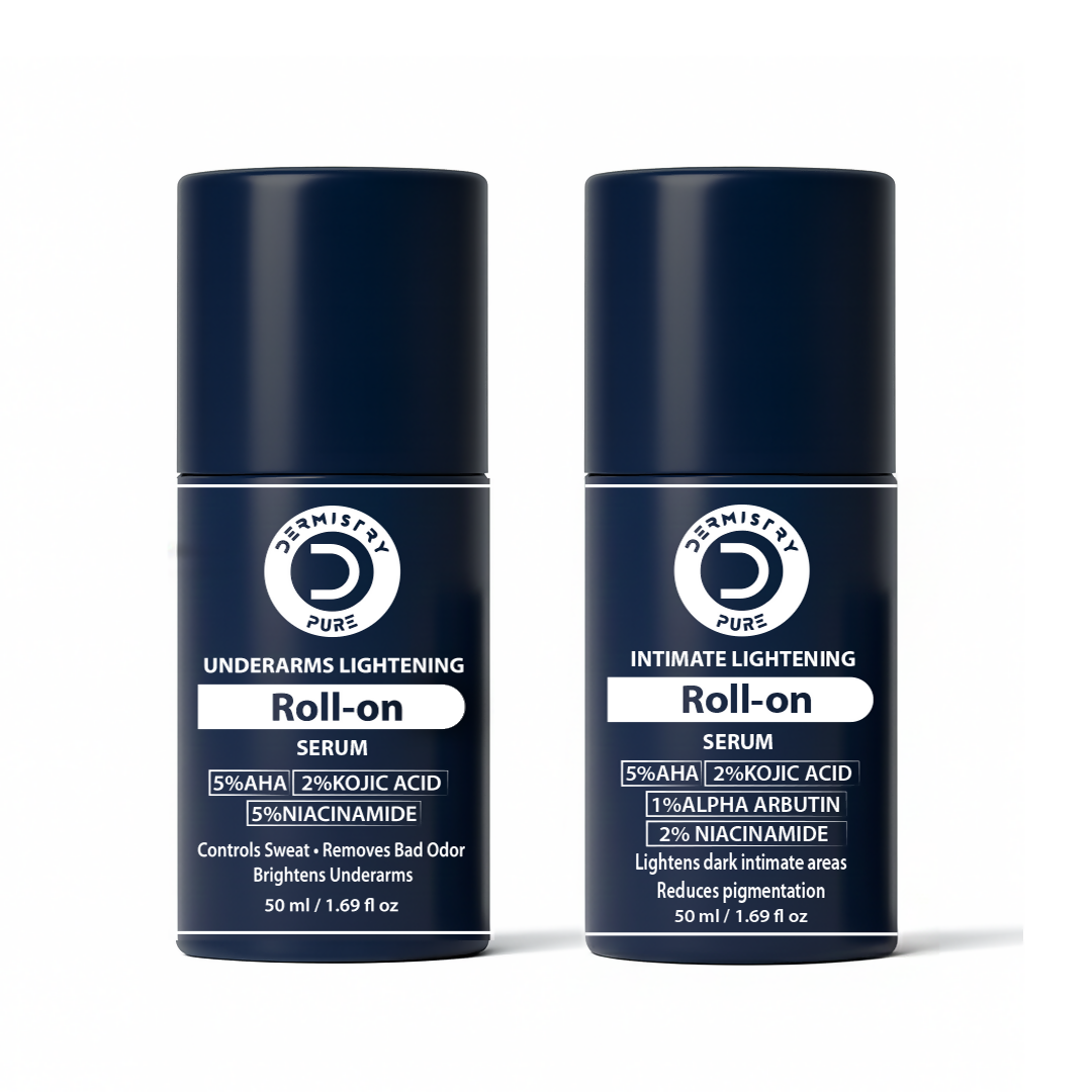 Dermistry Intimate Lightening Brightening & Underarm Deodorant Roll On Serum For Dark Spots Pigmentation - Distacart