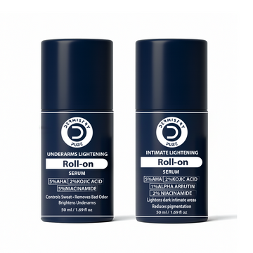 Dermistry Intimate Lightening Brightening & Underarm Deodorant Roll On Serum For Dark Spots Pigmentation - Distacart