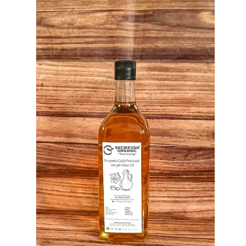 Satjeevan Organic Cold-Pressed Virgin Olive Oil - Distacart