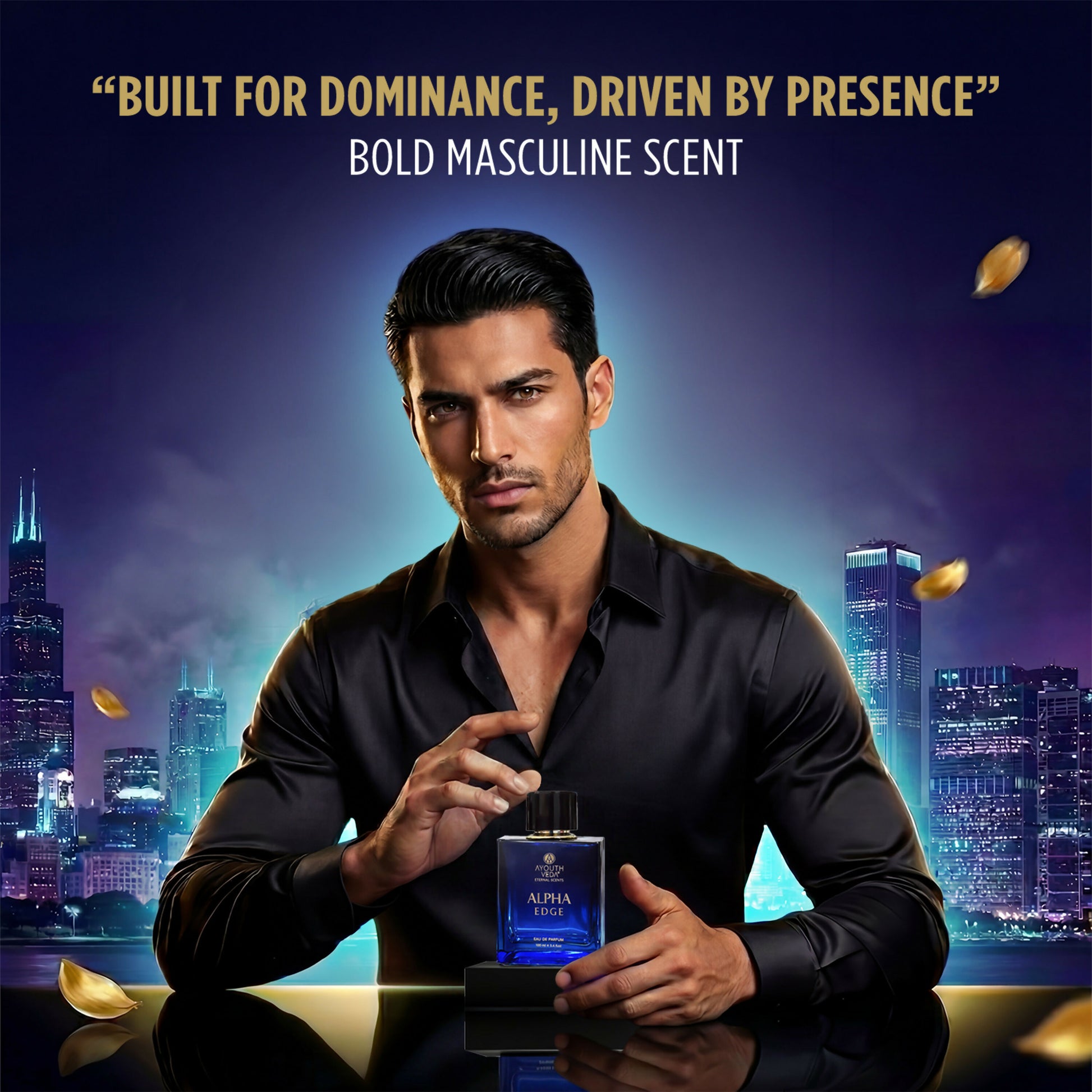 Ayouthveda Alpha Edge Eau De Parfum For Men - Dista
