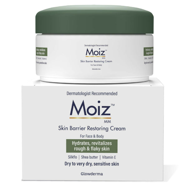 Moiz MM Skin Barrier Restoring Cream For Very Dry & Sensitive Skin, Shea Butter & Vitamin E - Distacart
