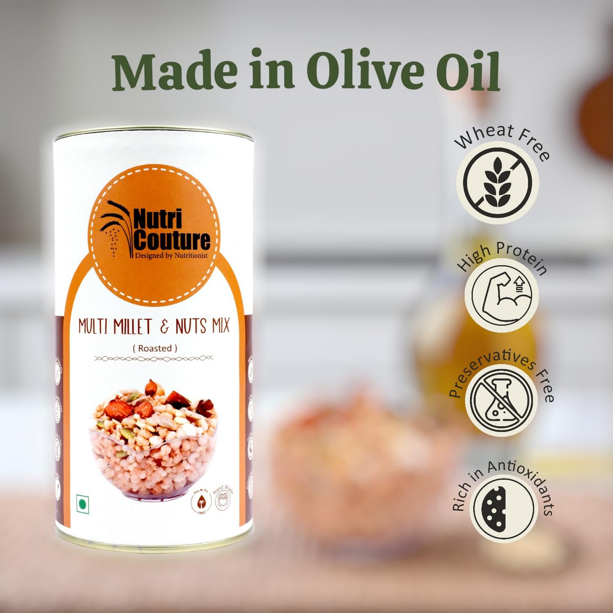 Nutri Couture Millets & Nuts Mix - Distacart
