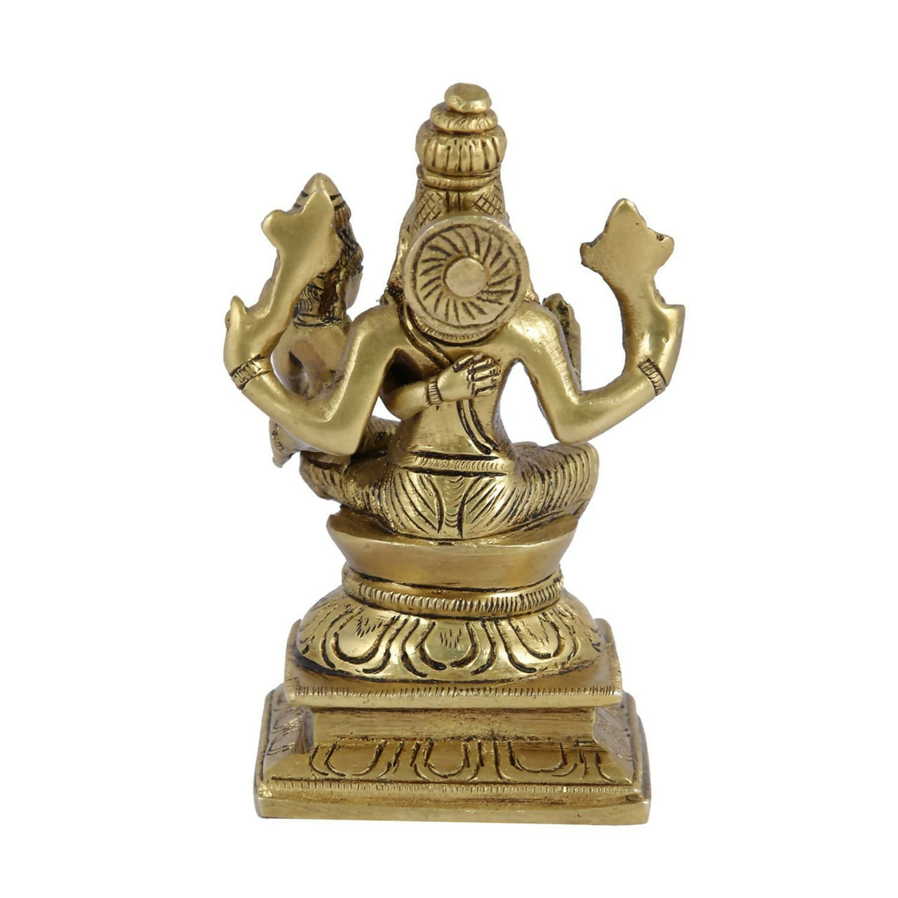 Craftvatika Lakshmi Narasimha Murti Brass Vishnu Laxmi Narayan Idol Statue - Distacart