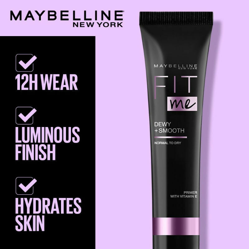 Maybelline New York Fit Me Primer - Dewy+Smooth - Distacart