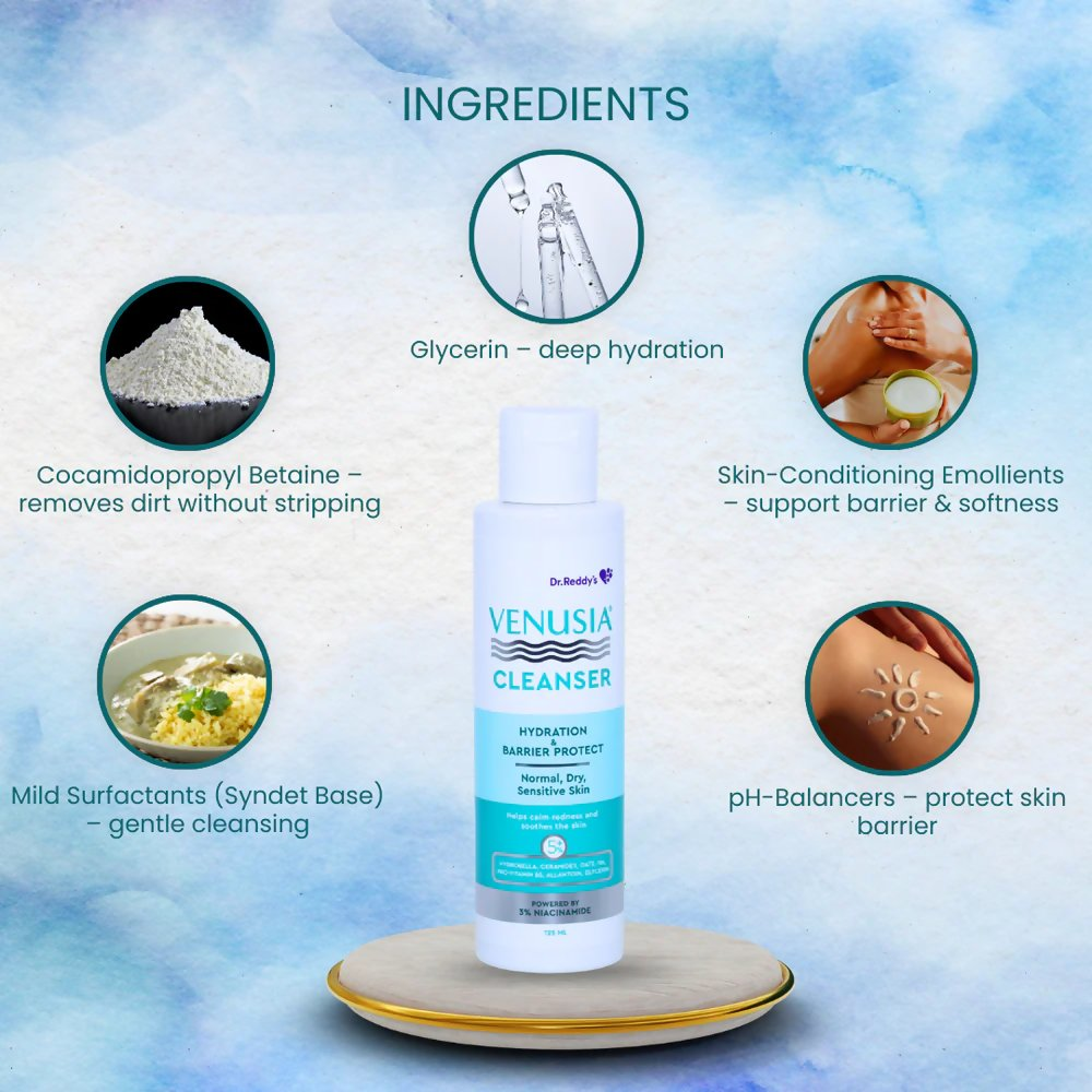 Dr. Reddy's Venusia Hydration & Barrier Protect Cleanser