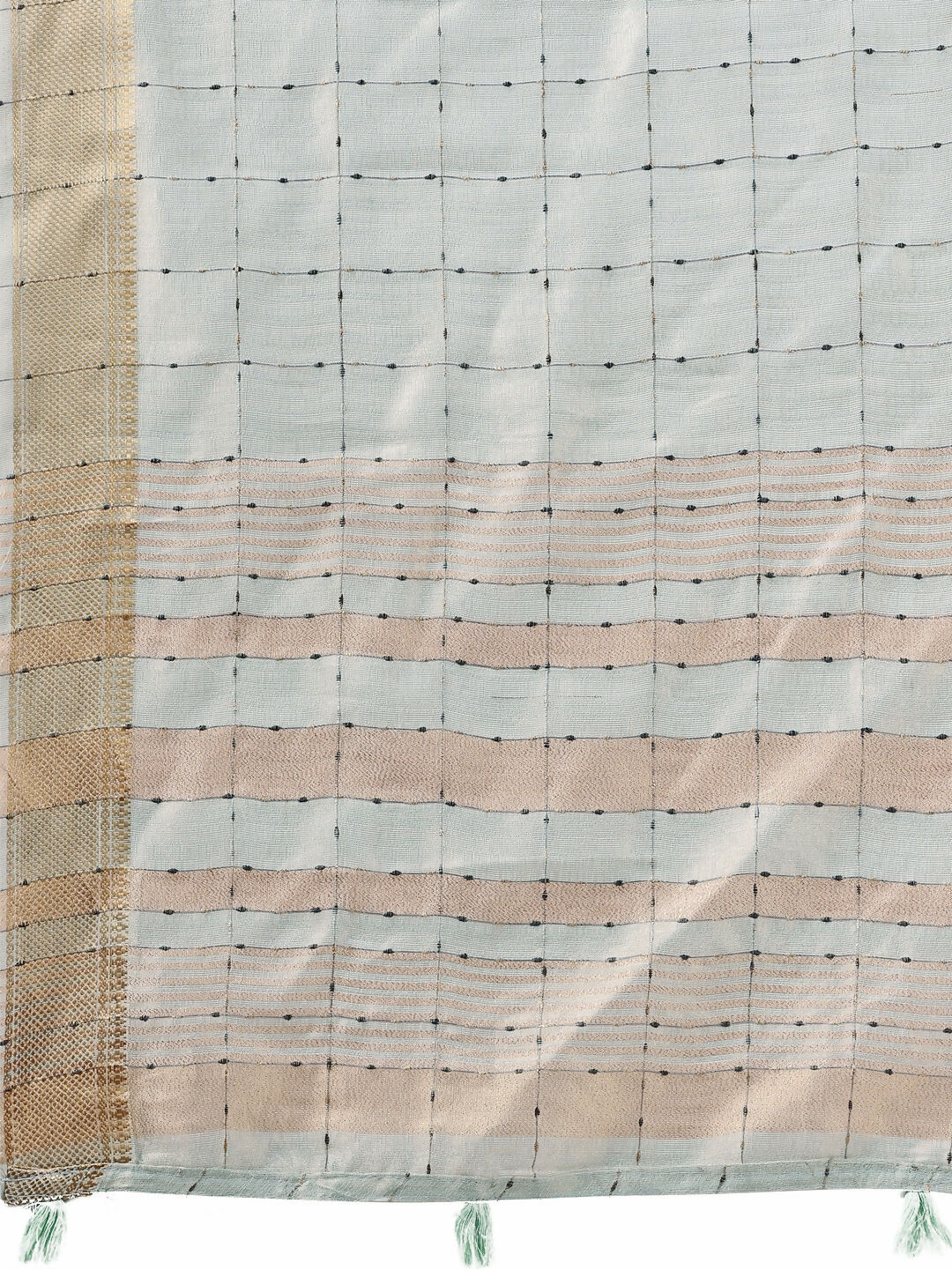 Astita Organza Sky Blue Saree