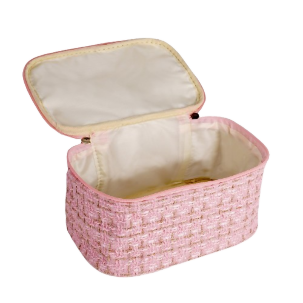 Bronson Professional Pink Makeup Pouch Cosmetic Organizer Kit