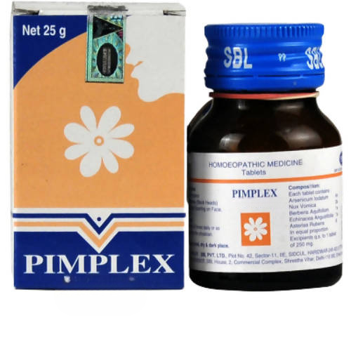 SBL Homeopathy Pimplex Tablets - Distacart