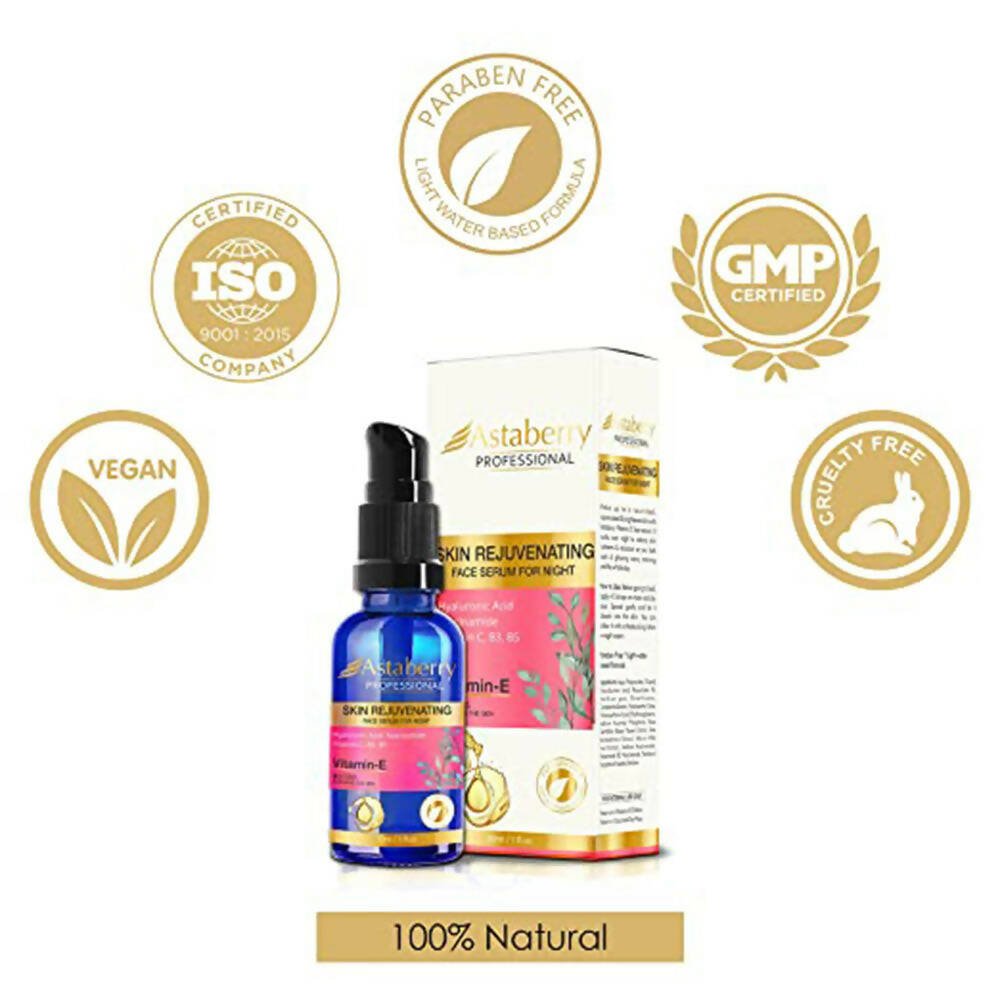 Astaberry Professional Skin Rejuvenating Face Serum with Vitamin E - Distacart