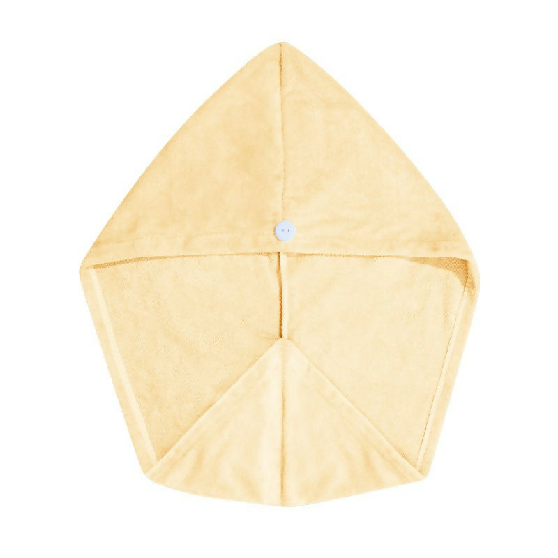 Nykaa Naturals Microfiber Hair Wrap for Frizz Free & Shiny Hair - Yellow - Distacart